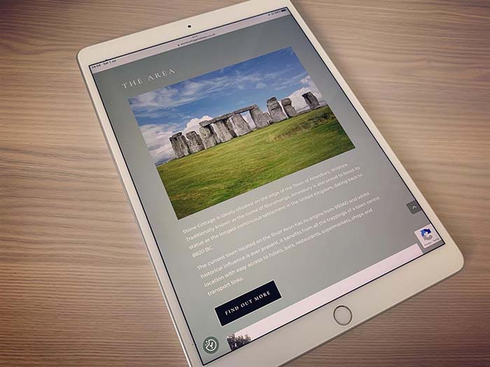 Stone Cottage Holidays Website