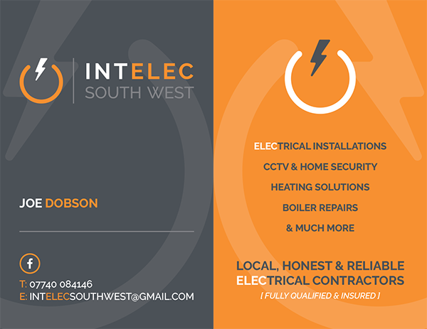 Intelec South West Printed Business Cards