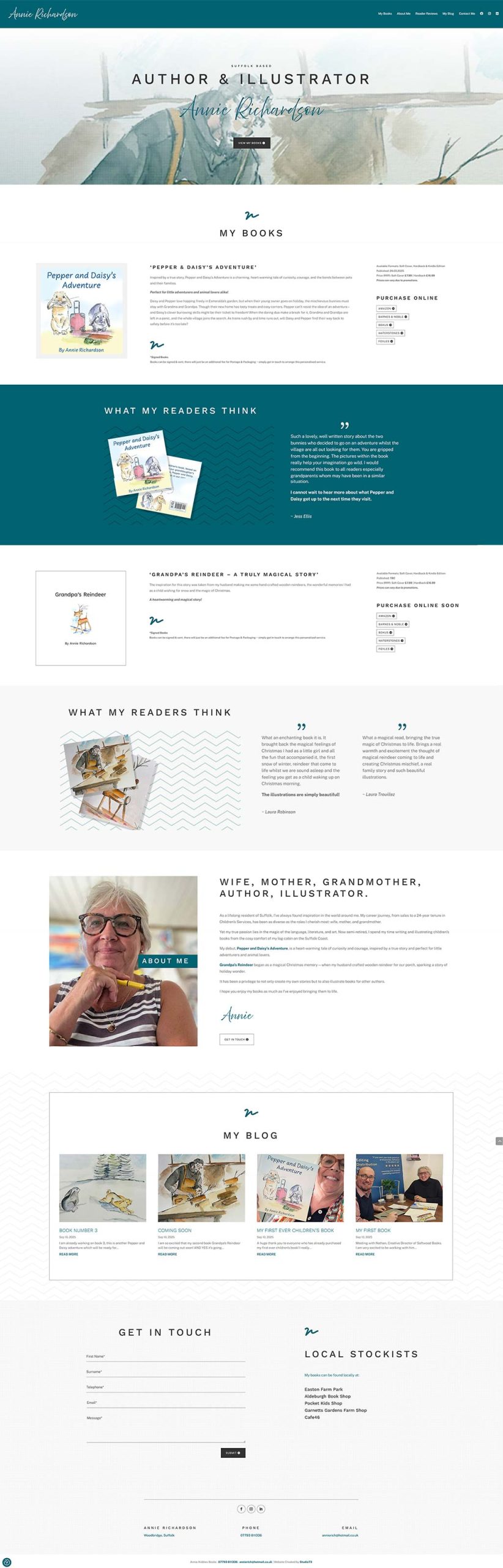 Annie Richardson - Annie Kiddies Books Website